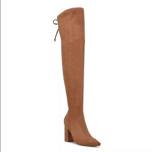Tall knee high boots
